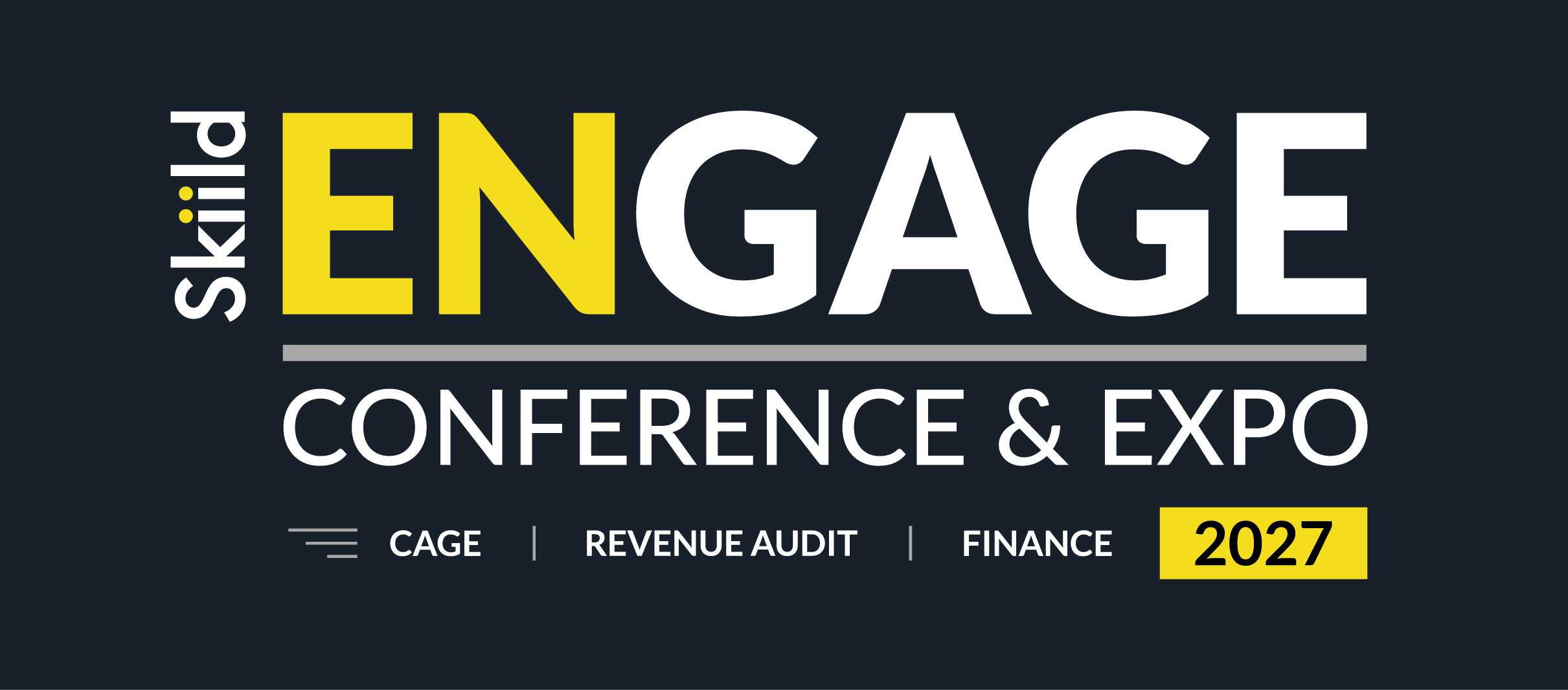 Engage logo on blue background